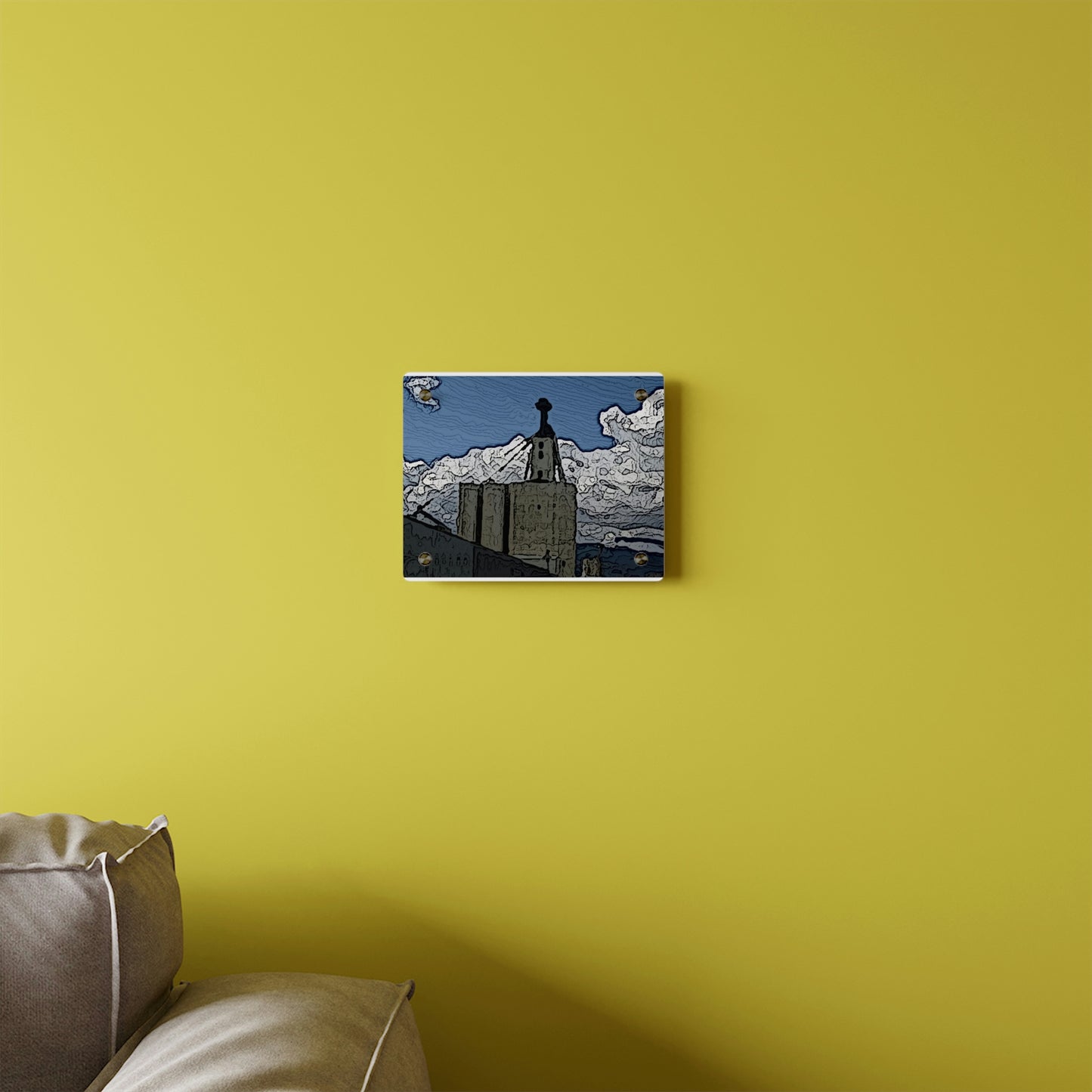 Acrylic Wall Art Panels ... "ICP: Idaho County Propane ... 'Production Facilities Grangeville, Idaho' ... "  Original Works: Rendering Time: 10 Hours ...