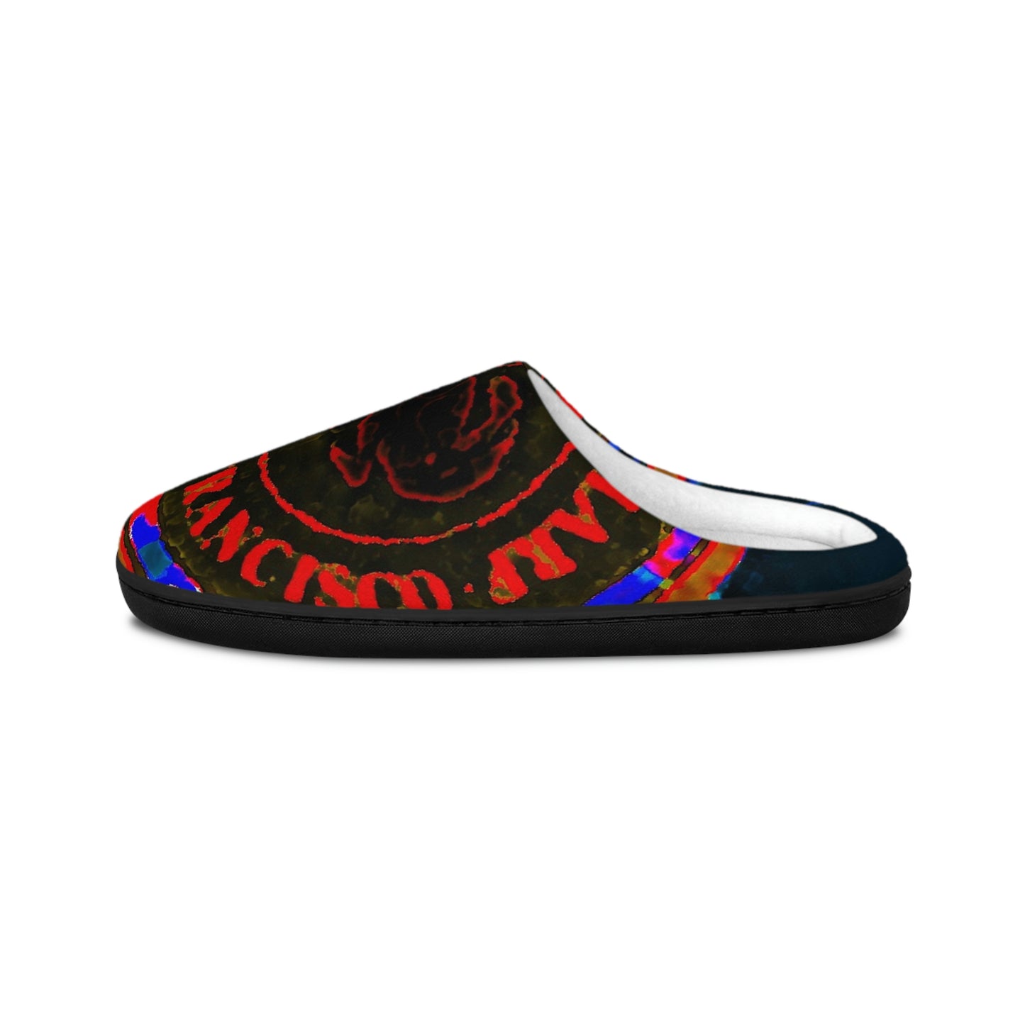 Men's Indoor Slippers ... "No.9 Fishermen's Grotto - Fishermen's Wharf, SF, California" ... Family Archives: 1970's ... Original Works ...
