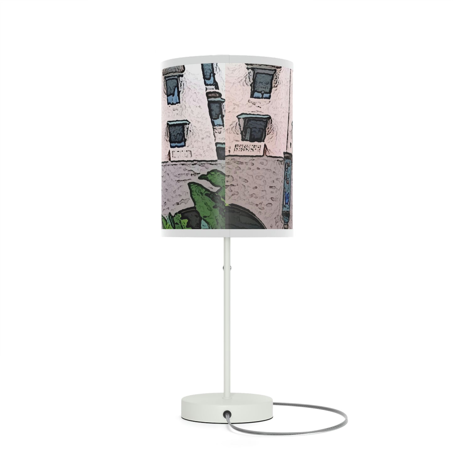 Lamp on a Stand, US|CA plug ...  "La Grande Entree" At: 'The Pink Palace' ... The Royal Hawai'ian ... Honolulu, HI ... '27Oct2014' ... Original Works ...