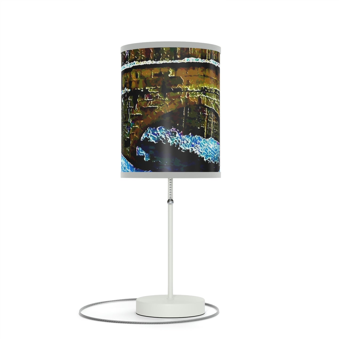 Lamp on a Stand, US|CA plug ... Walikng The Streets & Alleys ... 'Strolling The Canals ... '  ... Original Works  ...