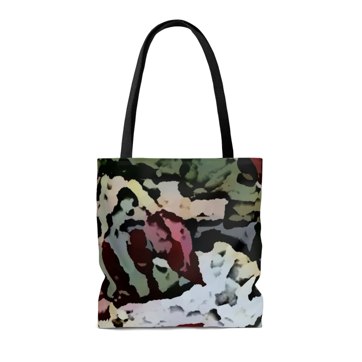 AOP Tote Bag ... "A Friendly Flower" ... Pointsettia 'Pointing' ... Original Works ... (Supplied Photograph)