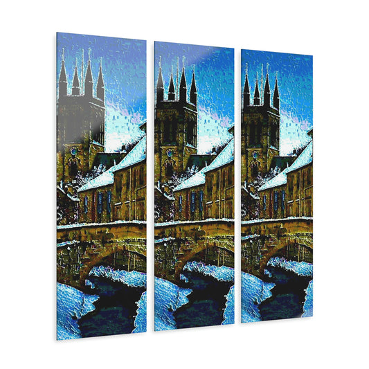 Acrylic Prints (Triptych) ... Walikng The Streets & Alleys ... 'Strolling The Canals ... '  ... Original Works  ...