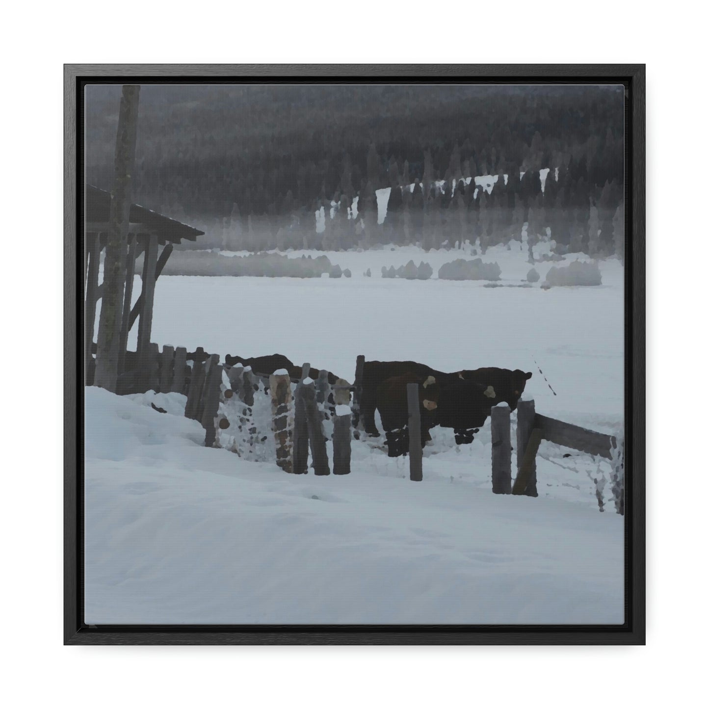 Gallery Canvas Wraps, Square Frame