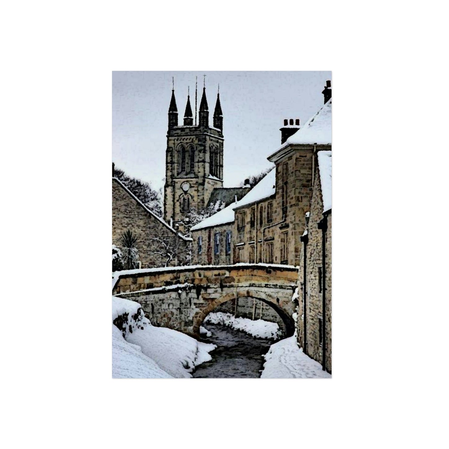 Aluminum Composite Panels ... A Bridge, A Canal, A Cathedral ... "To Stroll Over-Through-And-By" ... Central England: Circa 2005 ... Original Works ...