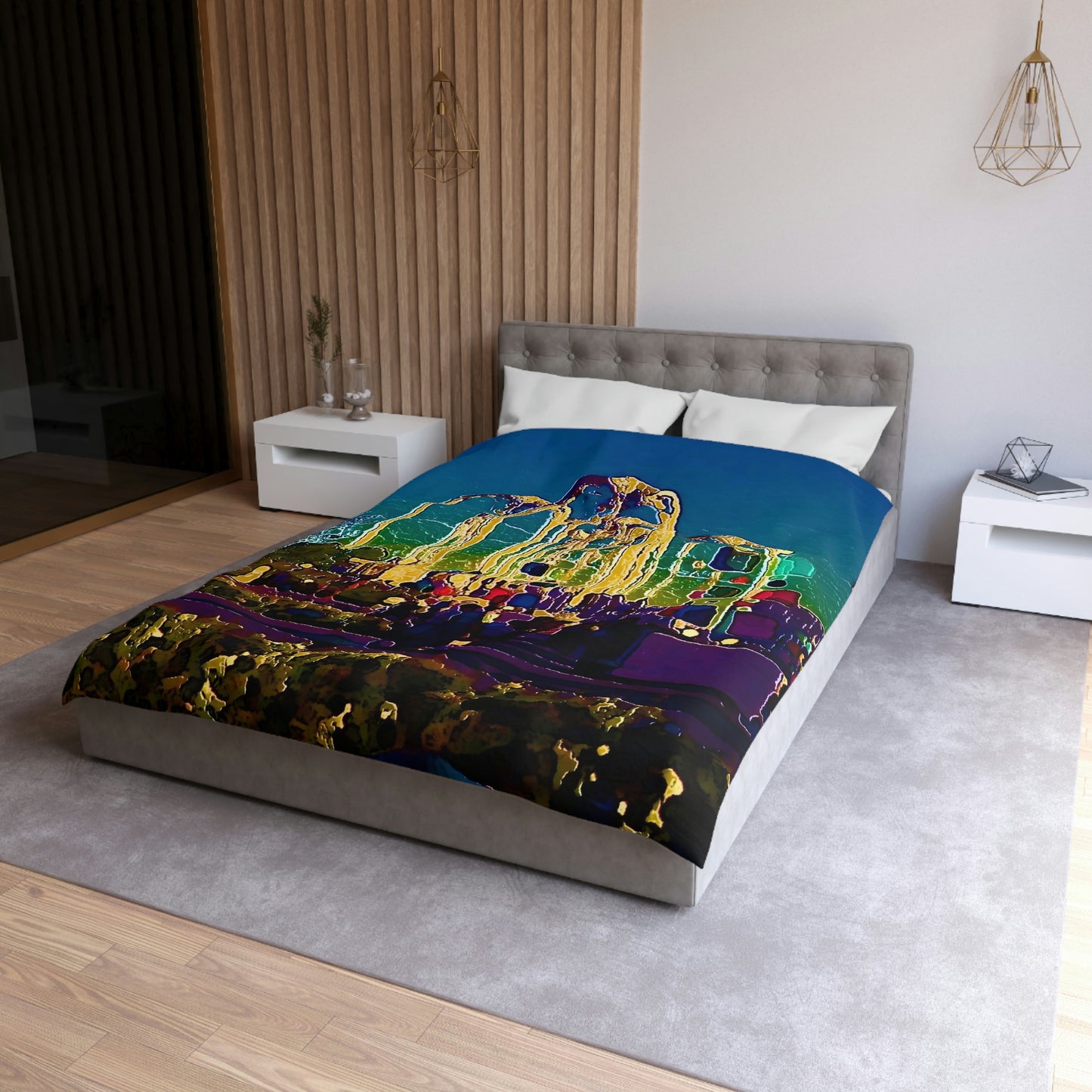 Microfiber Duvet Cover ... "Arches 'Like-No-Other' ... " Seattle World's Fair: 1962. A Family Original ...