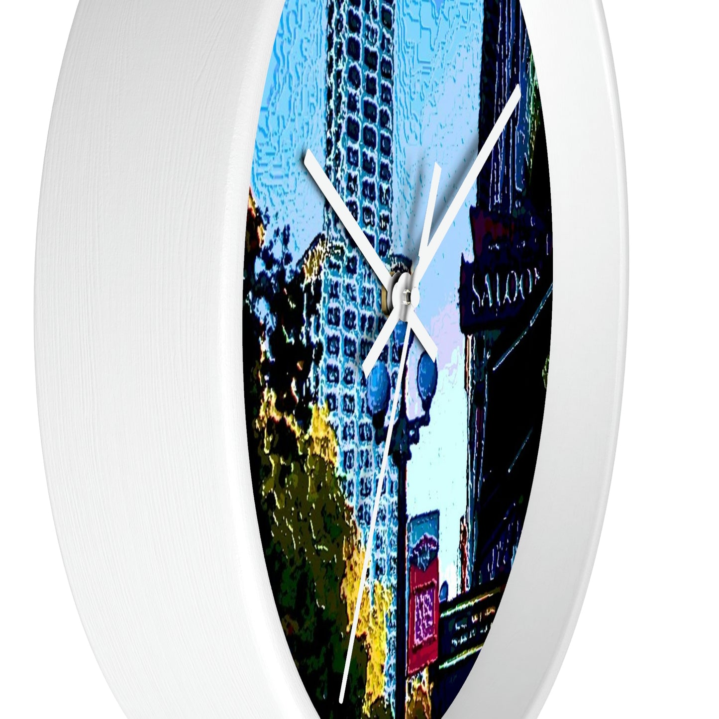 Wall clock ..  Pioneer Square & Smith Tower ... 'That World Famous View' ... Colleague Supplied Photo ... Original Works ...