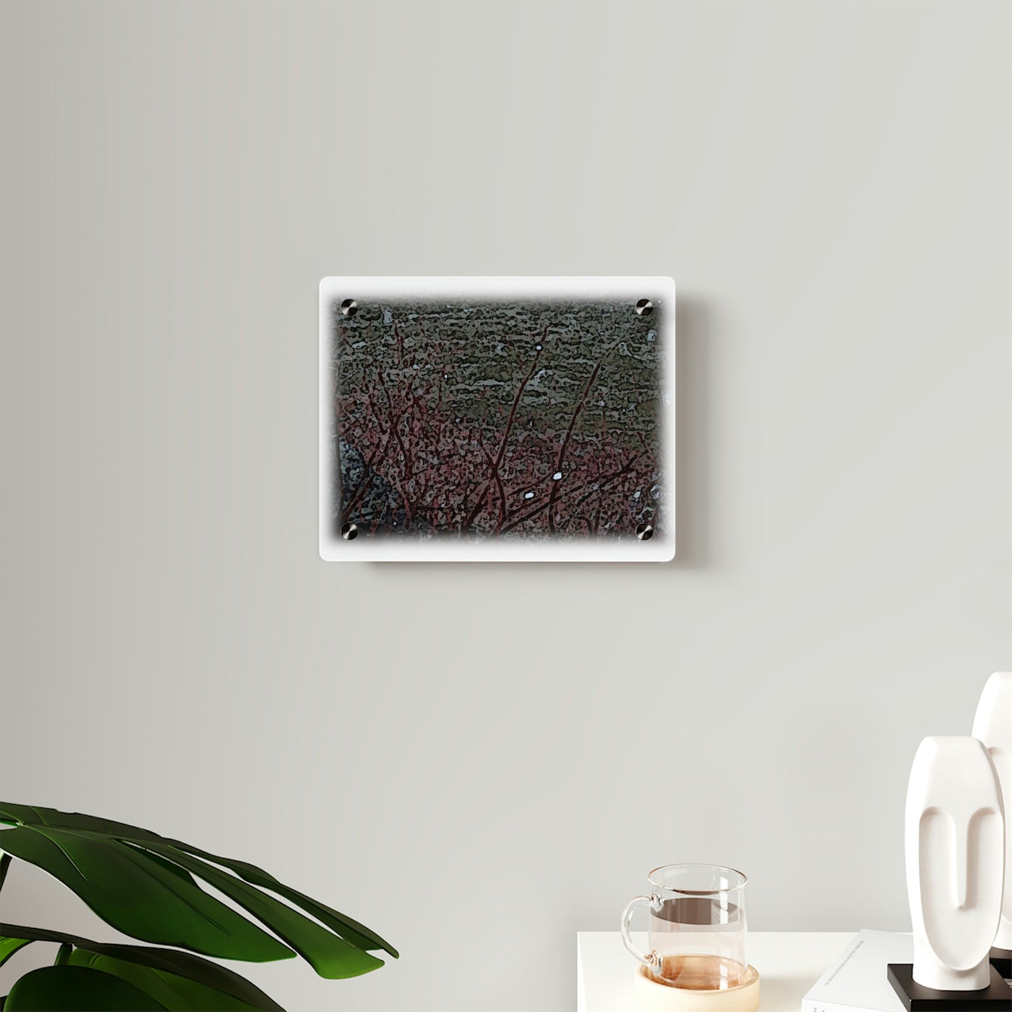 Acrylic Wall Art Panels ... "A River Runs Through It ... Red-Osier-Dogwood (Conus Stonlifera 'Rubra') .. Oringinal Works ... Central Idaho ...
