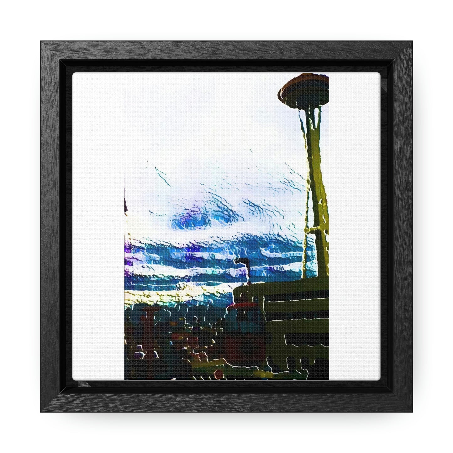 Gallery Canvas Wraps, Square Frame ... Air Tram-Way Gondola & Seattle Space Needle: Seattle World's Fair: 1962 ... Original Works ...