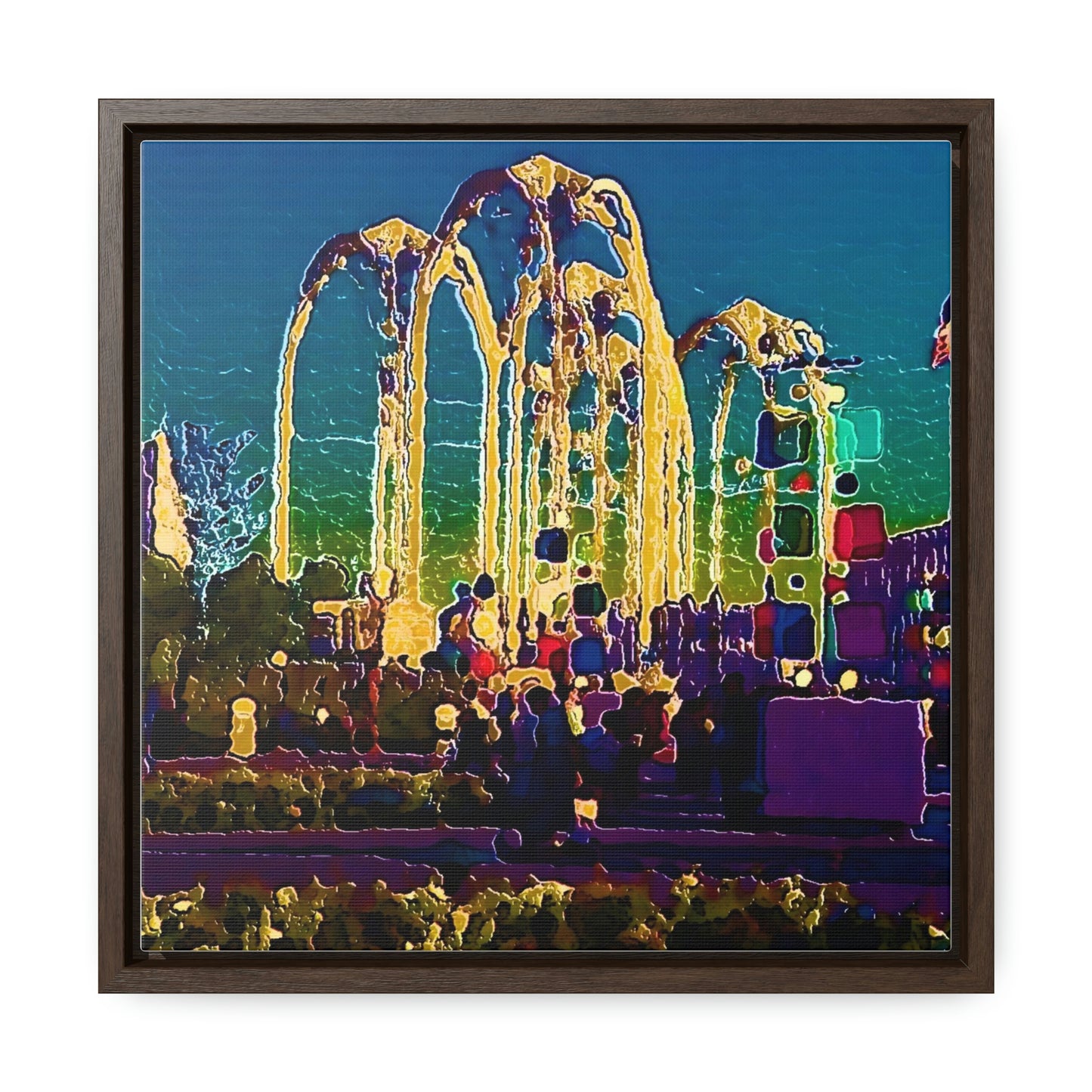 Gallery Canvas Wraps, Square Frame ... "Arches 'Like-No-Other' ... " Seattle World's Fair: 1962. A Family Original ...