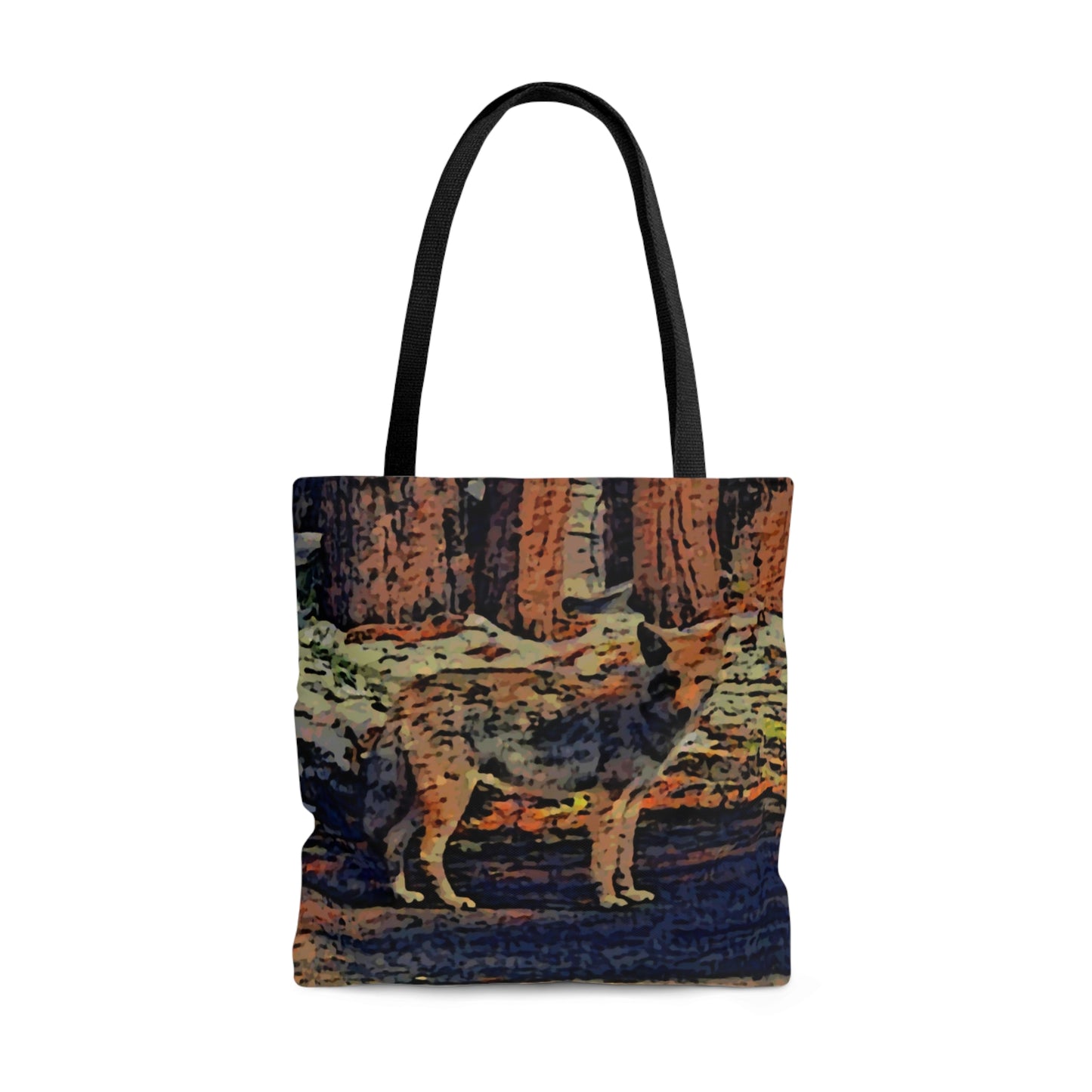 Tote Bag (AOP) ... Coyote ... "Yosemite Valley: Circa May23 ... KPH Base Photo" ... Original Works ...
