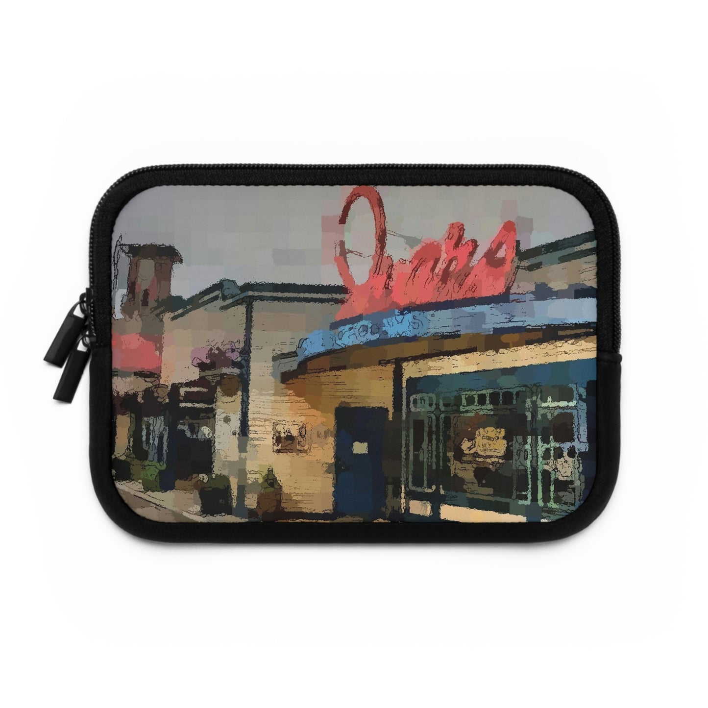 Laptop Sleeve ...  In-A-Hurry & Stressed? ... Remember: Keep "Clam" ... Clam_Happy ...  'Ivars: Seattle Waterfront' ... Personal Archives ... Original Works ...