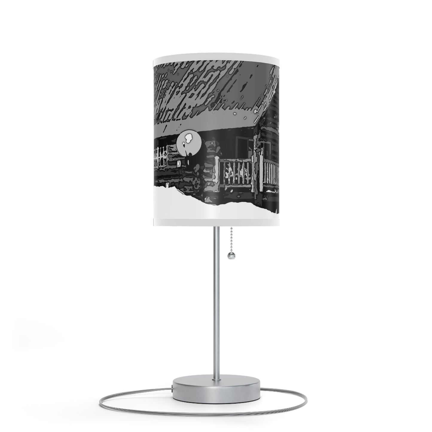 Lamp on a Stand, US|CA plug ... A Beautiful Lodge & Back-Country Outfitter In A Mountain Town ... 'Dixie, Idaho, November 2022' ... Original Works ...