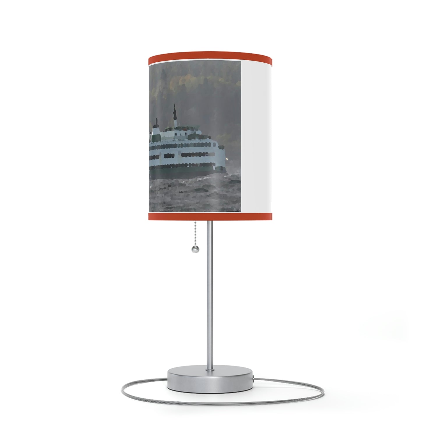 Lamp on a Stand, US|CA plug ... WADOT Ferry Crossing ... "A Very Rough Day" ... Mulkiteo Route ... Family Archives ... Early 1990's' ... Original Works ...
