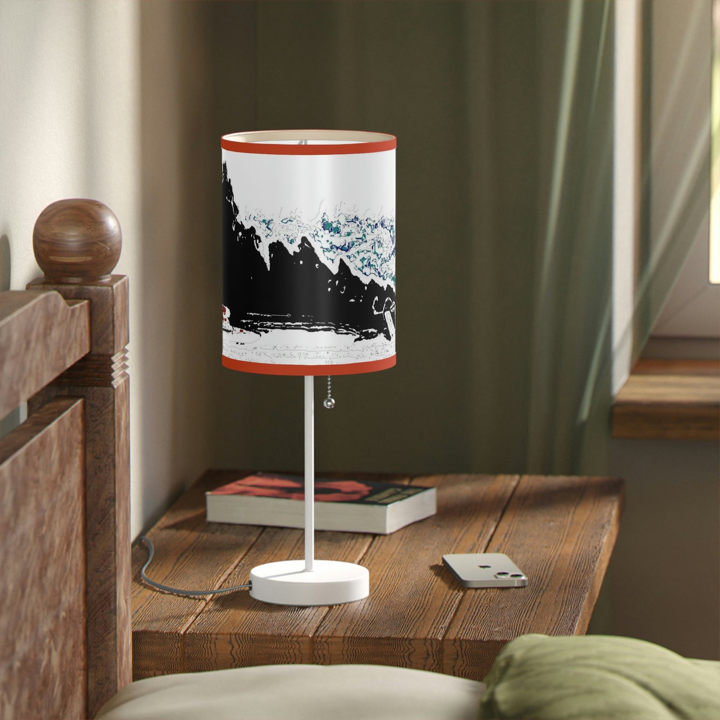 Lamp on a Stand, US|CA plug ... Seattle Columbia Cup On Lake Washington ... "Dave Wilcox Heads For The Win" ... Associate Gift-Photo ... Original Works ...