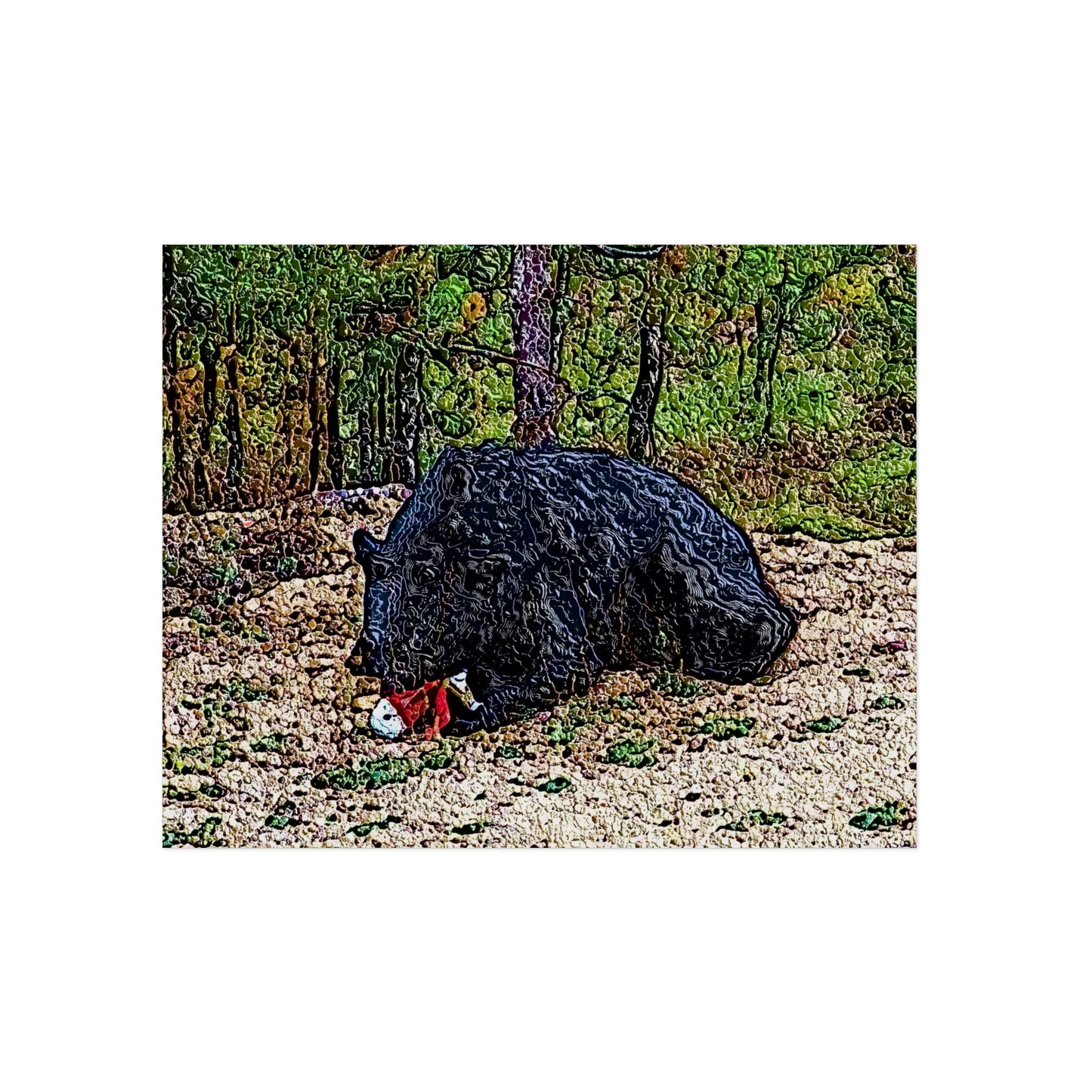 Aluminum Composite Panels ... A Local 'Yogi_5' ... RCY: "Rhett Creek Yogi: 500#'s Of Hungry Black Bear" ... 28-29Sep23 ... Original Works ... Client Project-Folio ...