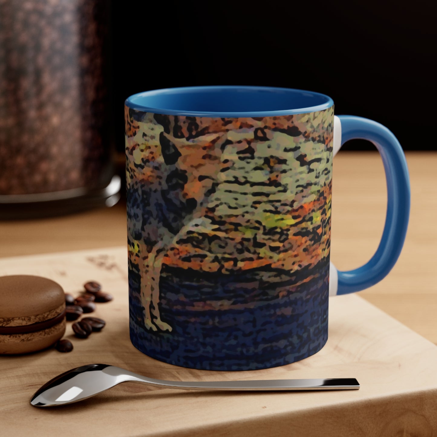 Accent Coffee Mug, 11oz ... Coyote ... "Yosemite Valley: Circa May23 ... KPH Base Photo" ... Original Works ...