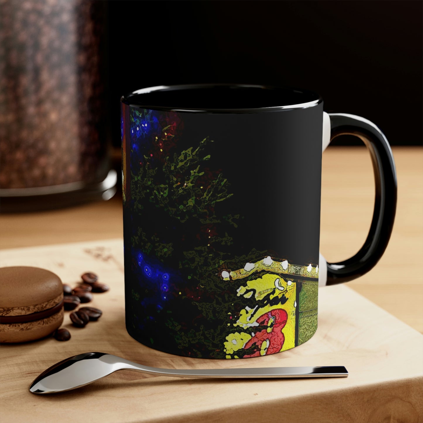 Accent Coffee Mug, 11oz ... A Very Nice Super-8 'On The Praire' ... Grangeville, Idaho ... Jan23 ... Original Works ...
