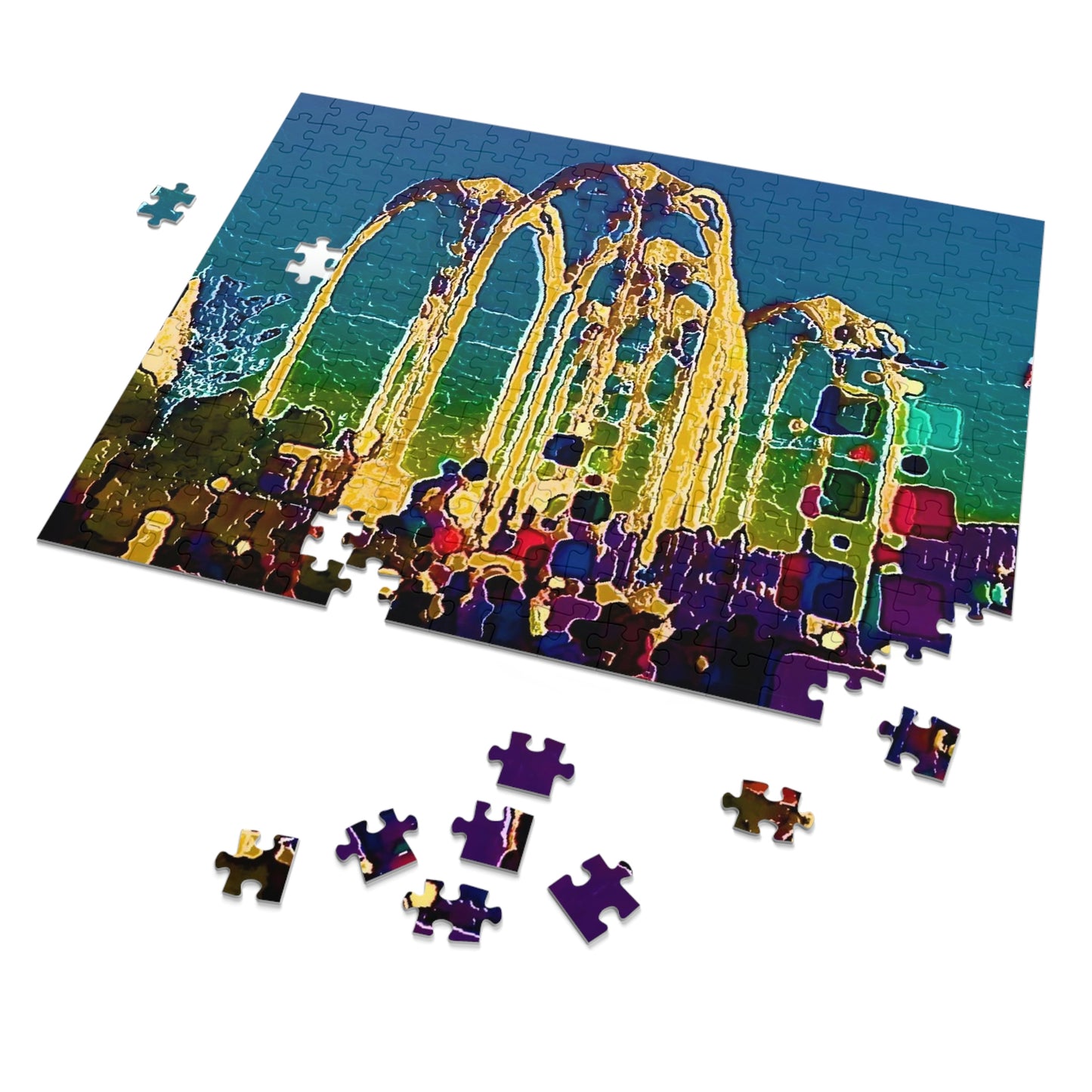 Jigsaw Puzzle (30, 110, 252, 500,1000-Piece) ... "Arches 'Like-No-Other' ... " Seattle World's Fair: 1962. A Family Original ...