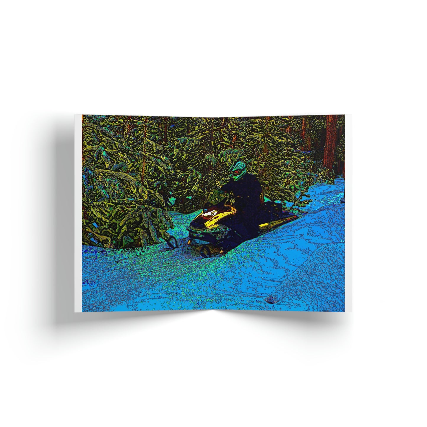 Greeting Cards ... Yep ... "Another Day ... Riding Through The Wilderness ... " ... February 2023 ... Original Works ...