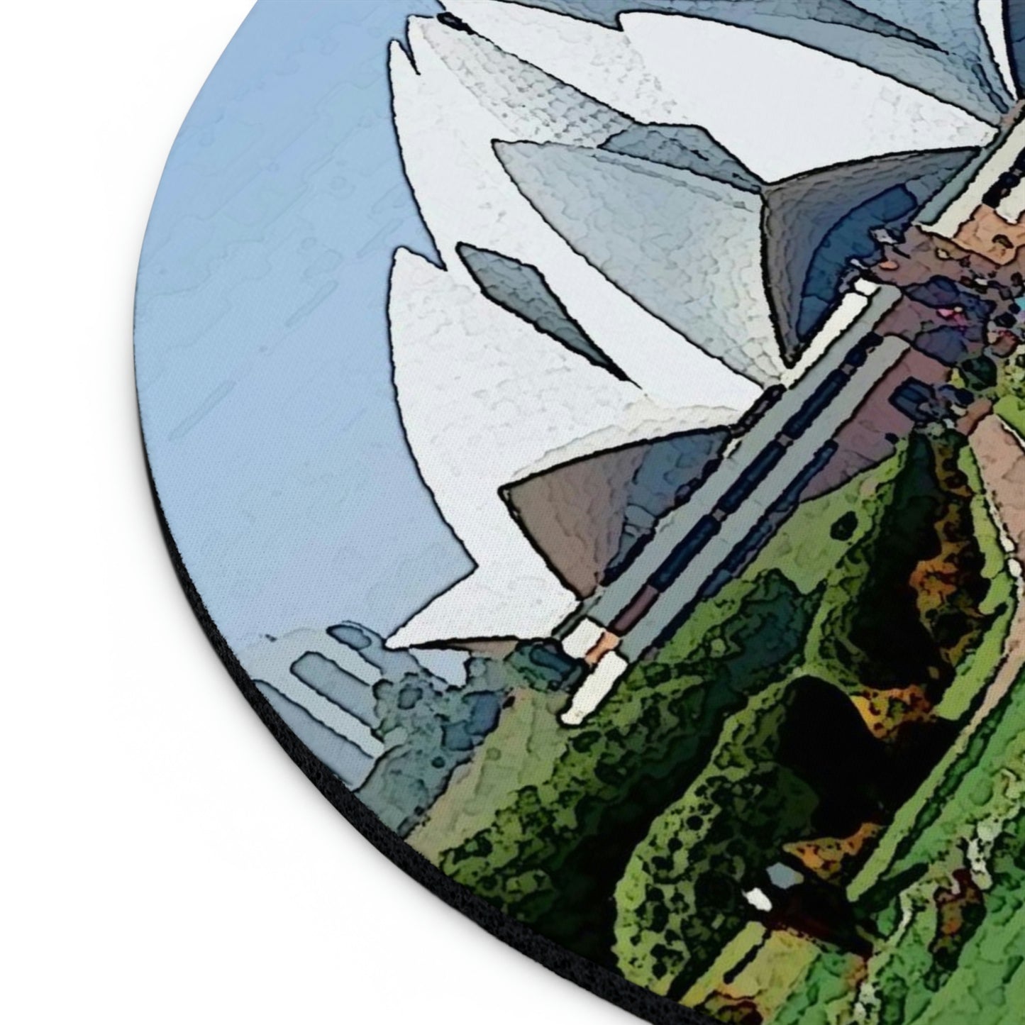 Mouse Pad ... 'Bahai'i House-Of-Worship' ... "Lotus Temple: Delhi, India, 2008" ... Original Works ...