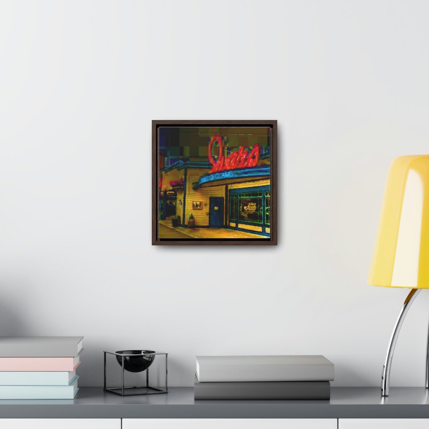 Gallery Canvas Wraps, Square Frame ...  In-A-Hurry & Stressed? ... Remember: Keep "Clam" ... Clam_Happy ...  'Ivars: Seattle Waterfront' ... Personal Archives ... Original Works ...