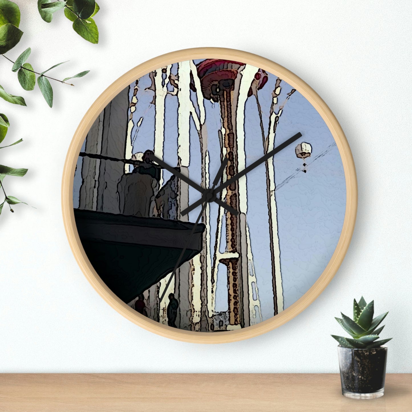 Wall clock ... "Seattle's World Fair ... 'A Family Favourite' ..." Original Works ...