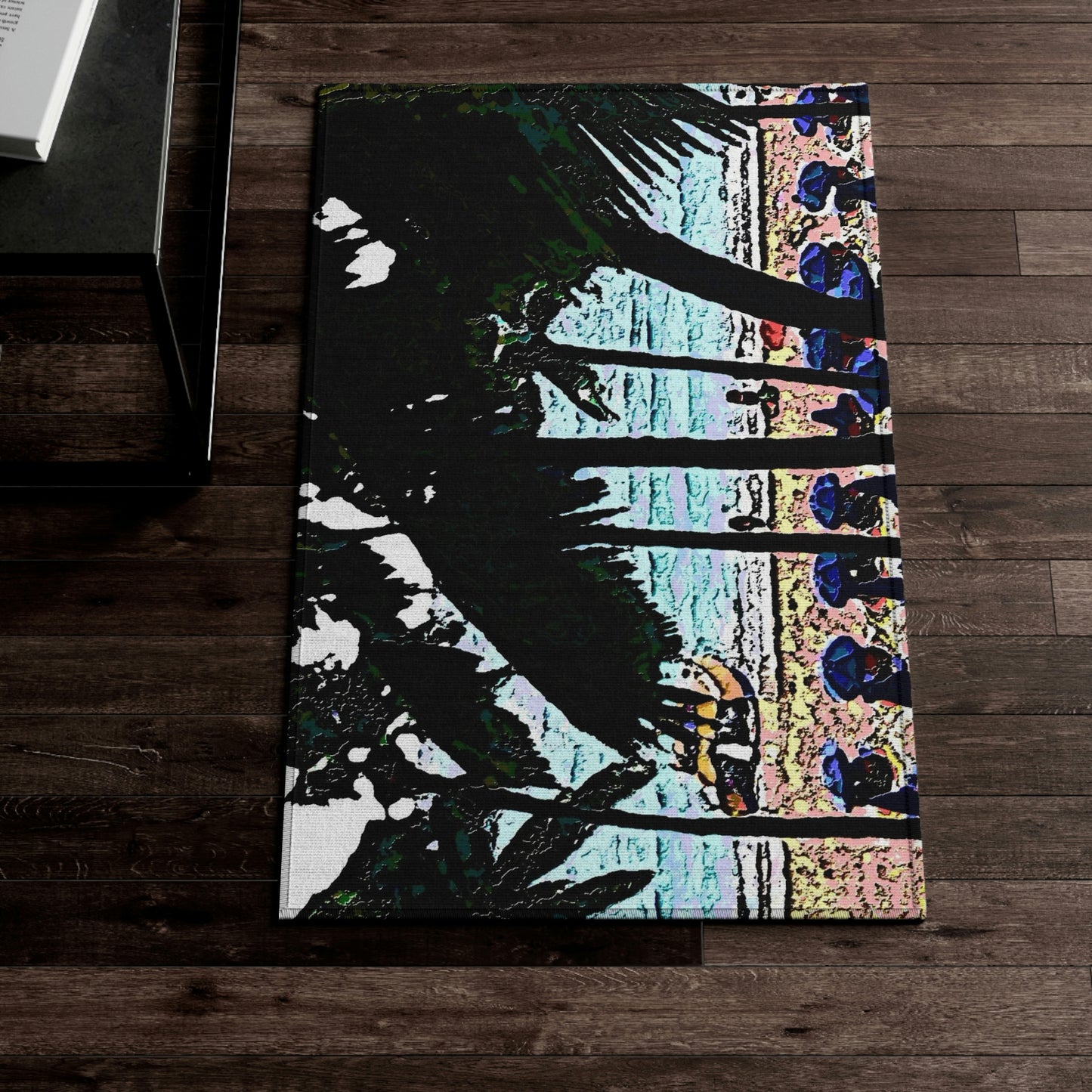 Dornier Rug ... "A Beautiful Beach Amongst The Palms" ... The Outrigger Waikiki, Honolulu, Oahu ... Original Works ...