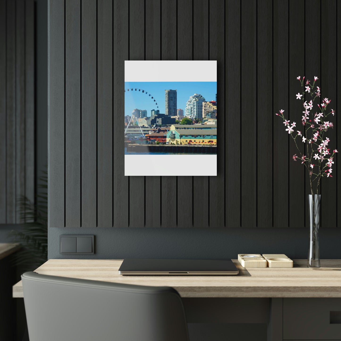 Acrylic Prints ... That Classic Wheel ... 'Seattle's Wheel' ... & Old Classic Waterside Vendors ...  'Family Archives' ... Original Works ...