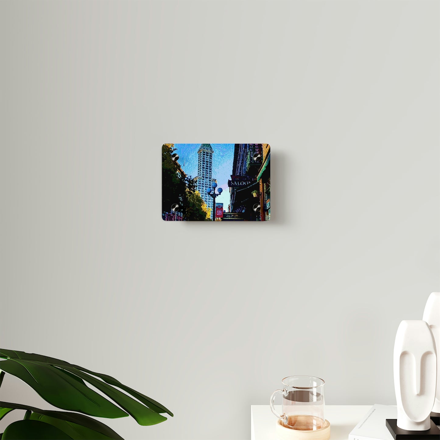 Acrylic Wall Art Panels ...  Pioneer Square & Smith Tower ... 'That World Famous View' ... Colleague Supplied Photo ... Original Works ...