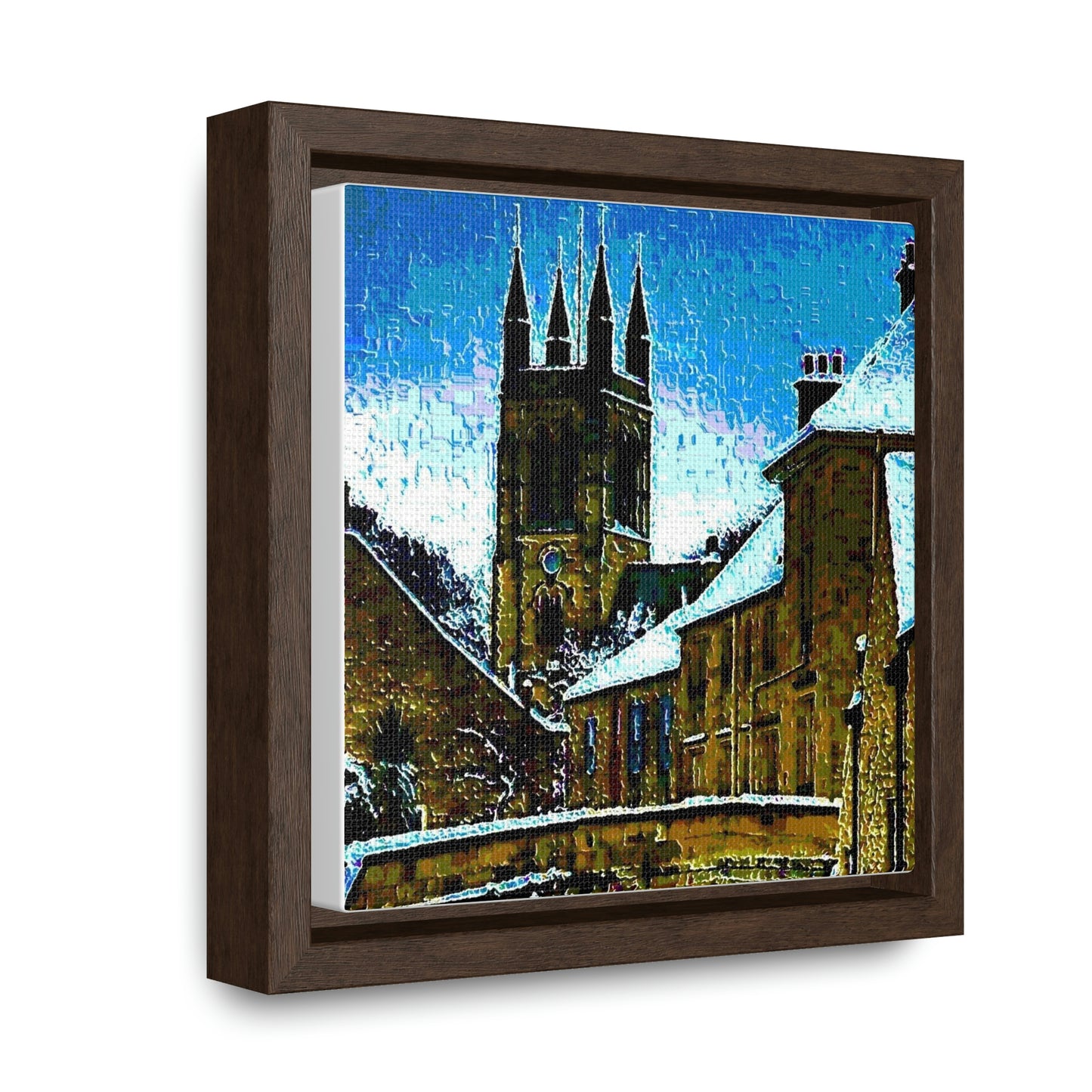 Gallery Canvas Wraps, Square Frame ... Walikng The Streets & Alleys ... 'Strolling The Canals ... '  ... Original Works  ...