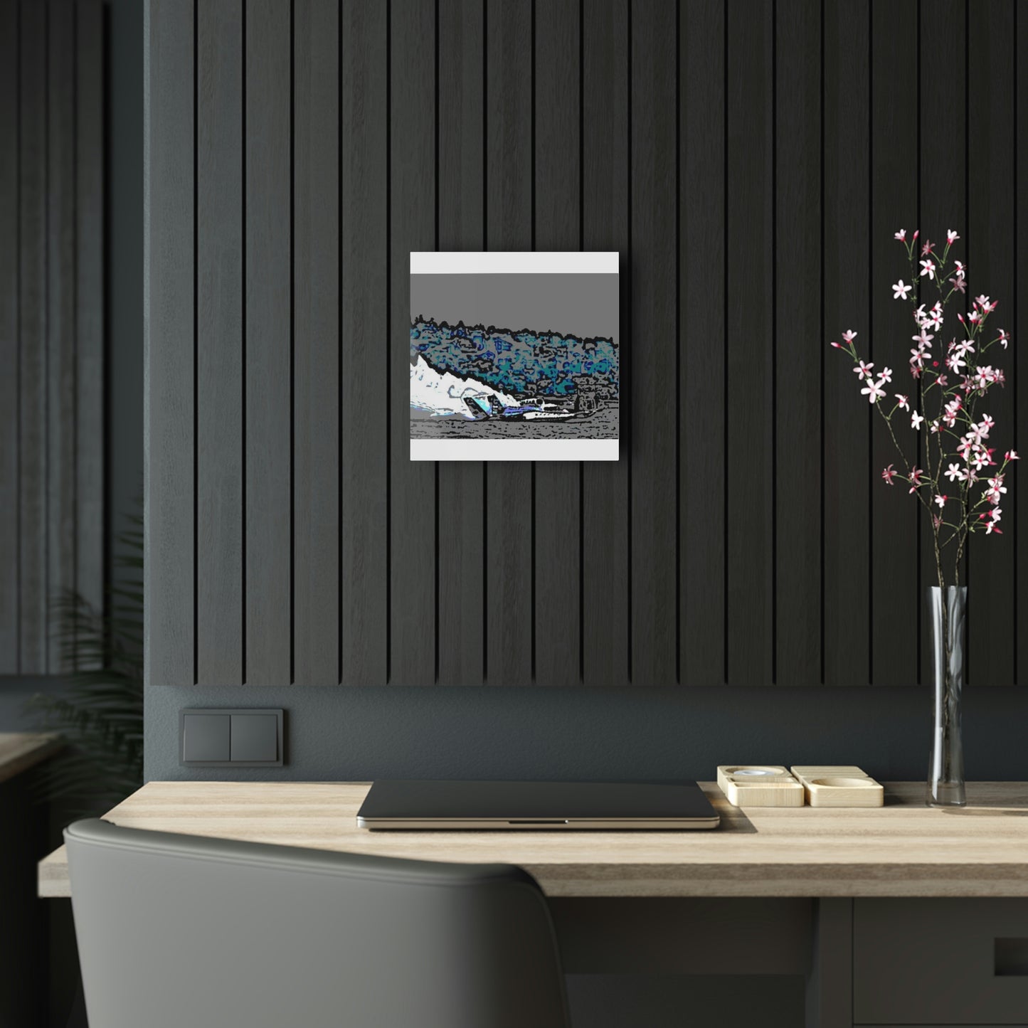 Acrylic Prints ... Seattle Columbia Cup On Lake Washington ... "Dave Wilcox Heads For The Win" ... Associate Gift-Photo ... Original Works ...