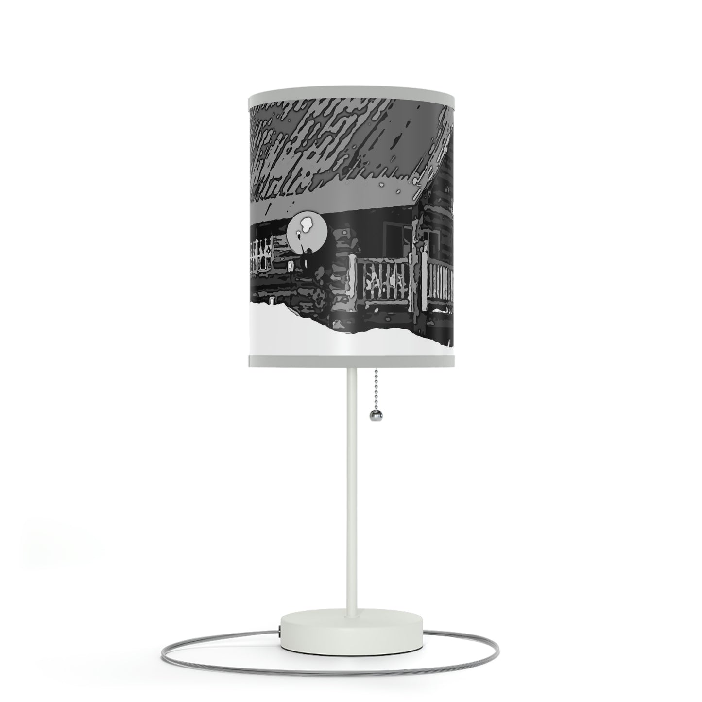 Lamp on a Stand, US|CA plug ... A Beautiful Lodge & Back-Country Outfitter In A Mountain Town ... 'Dixie, Idaho, November 2022' ... Original Works ...