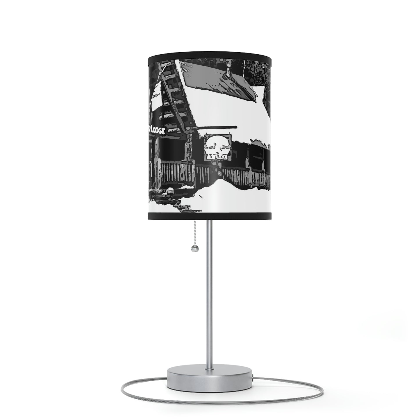 Lamp on a Stand, US|CA plug ... A Beautiful Lodge & Back-Country Outfitter In A Mountain Town ... 'Dixie, Idaho, November 2022' ... Original Works ...