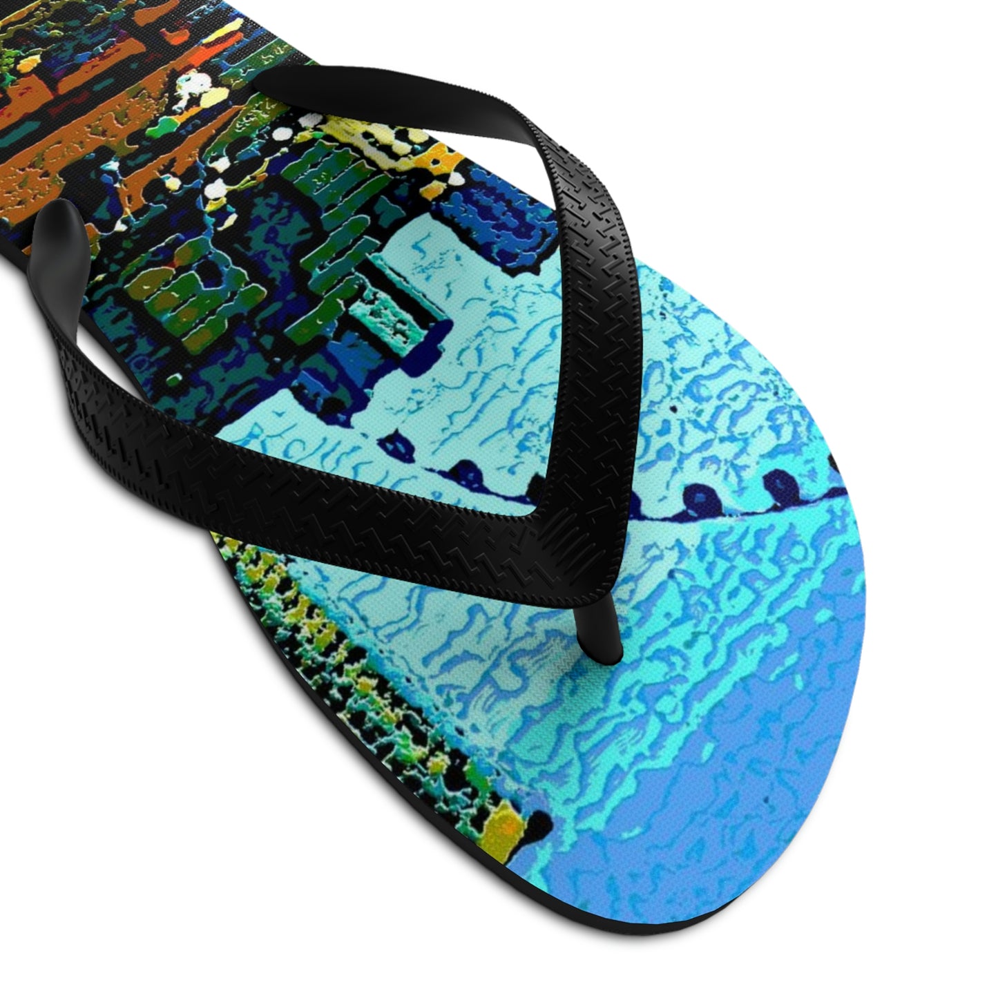 Unisex Flip-Flops ... That Classic Wheel ... 'Seattle's Wheel' ... & An Old Classic Waterside Vendors ...  'Family Archives' ... Original Works ...