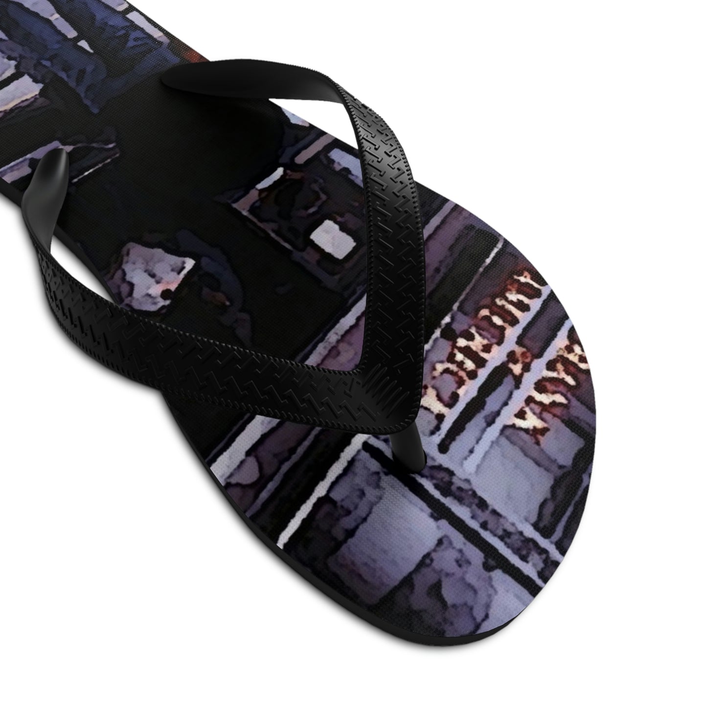 Unisex Flip-Flops ... San Francisco ... 'Rice-A-Roni-A-San Francisco Treat' ... "A Cable Car Classic" ... Family Archives: 1973 ... Original Works ...