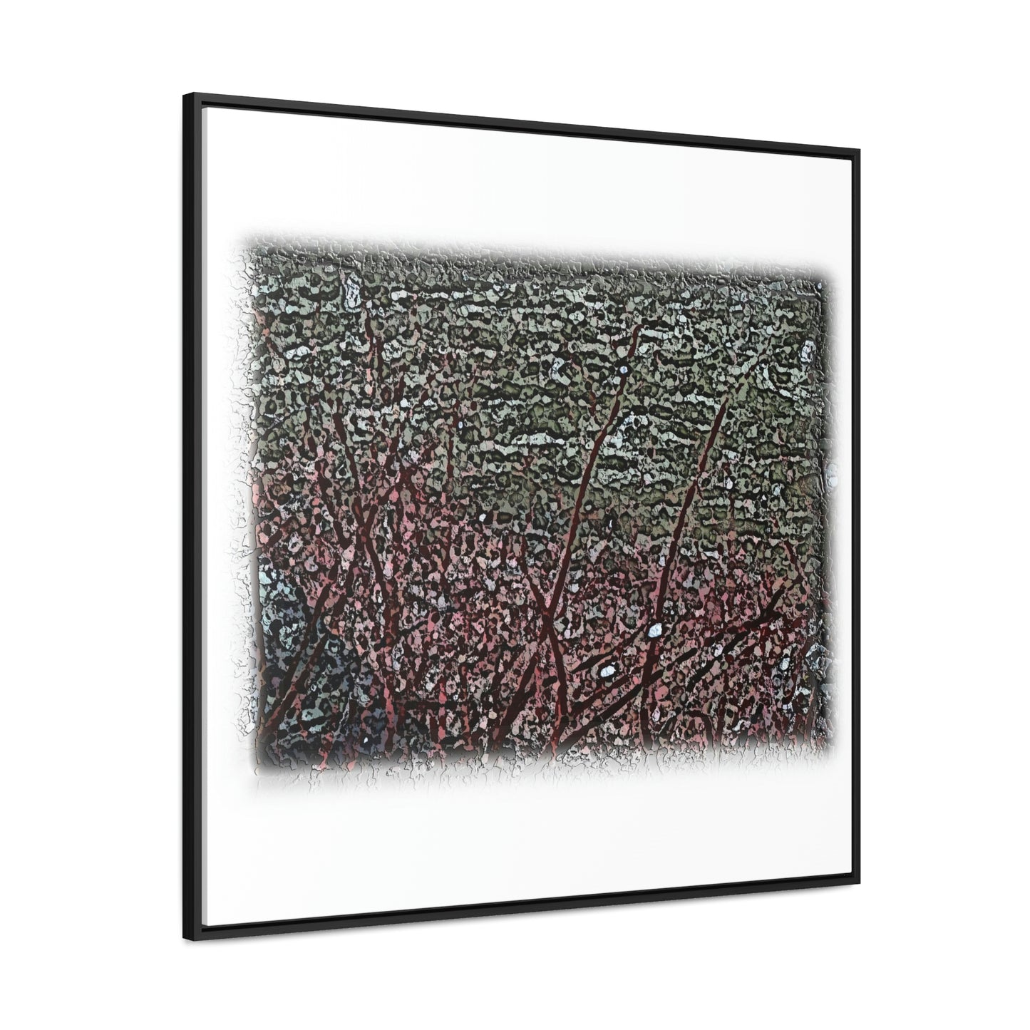 Gallery Canvas Wraps, Square Frame ... "A River Runs Through It" ... Red-Osier-Dogwood (Cornus Stonlifera 'Rubra') .. Original Works ... Central Idaho ...