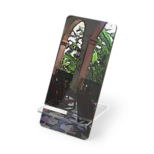 Mobile Display Stand for Smartphones ...  Lanai & Rocking Chairs At: 'The Pink Palace' ... The Royal Hawai'ian ... Honolulu, HI ... '27Oct2014' ... Original Works ...