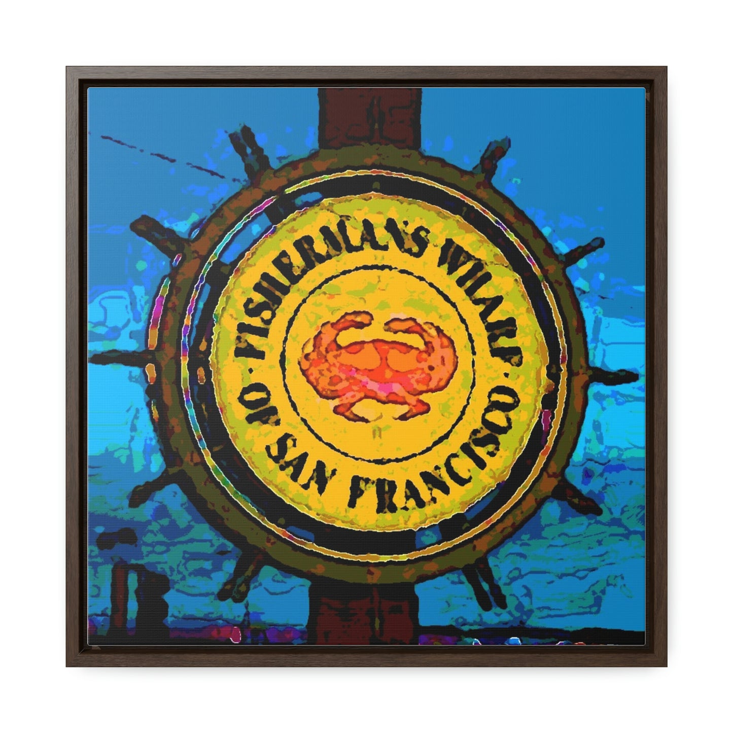 Gallery Canvas Wraps, Square Frame ...  "No.9 Fishermen's Grotto - Fishermen's Wharf, SF, California" ... Family Archives: 1970's ... Original Works ...