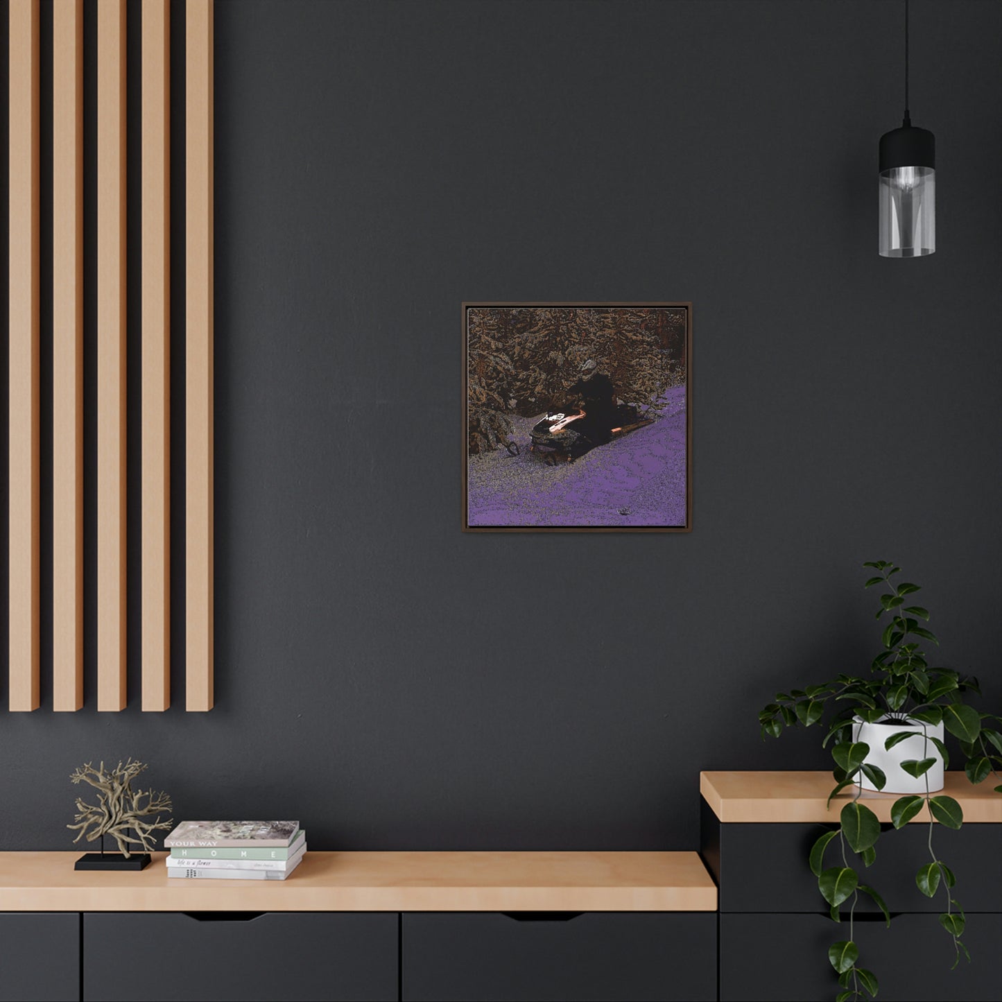 Gallery Canvas Wraps, Square Frame ... Yep ... "Another Day ... Riding Through The Wilderness ... " ... February 2023 ... Original Works ...