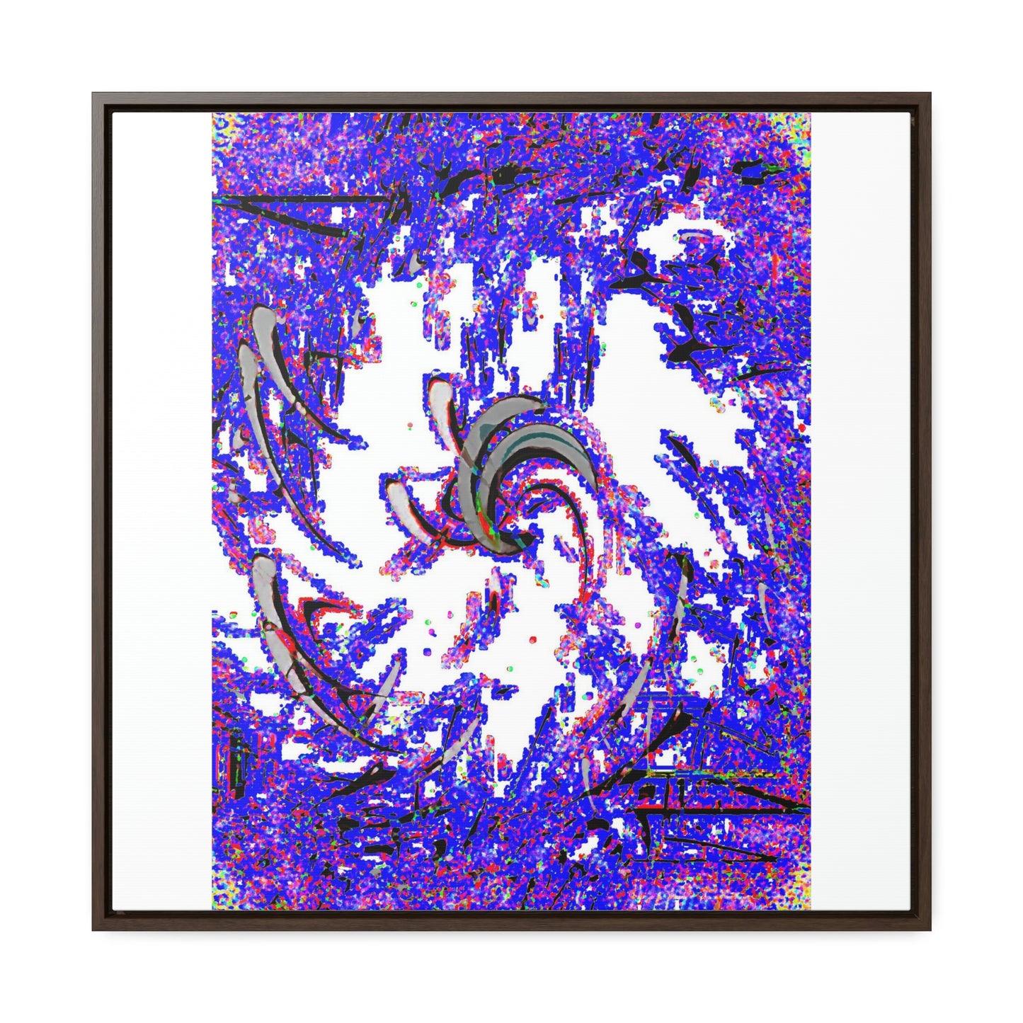 Gallery Canvas Wraps, Square Frame ... "Waning Moon" ... Central Idaho ... October 2022 ... Rendering Time: 22 Hours ... Original Works ...