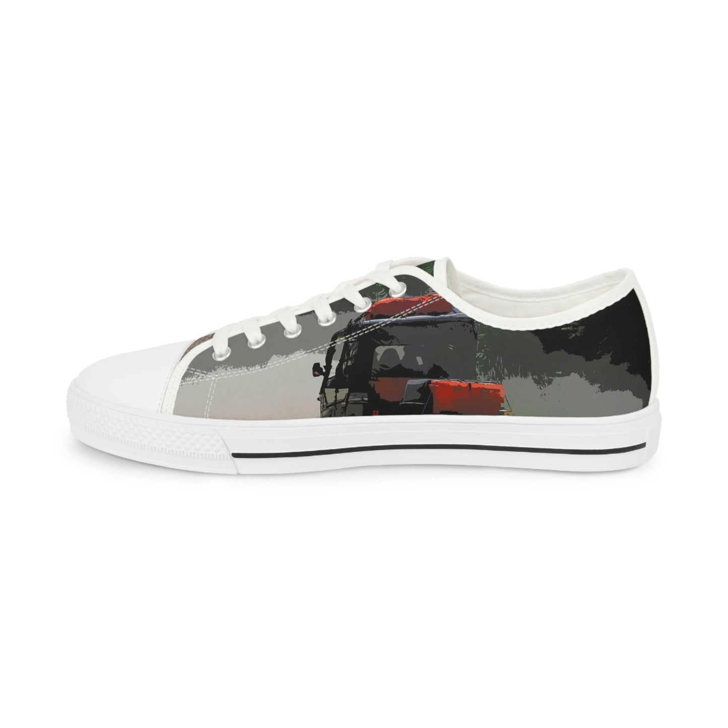 Men's Low Top Sneakers ... "Whilst Hitting The Accerator Pedal ... Motor The Mountains In Style Like 'Magruder' " ... Magruder Corridor, Central Idaho