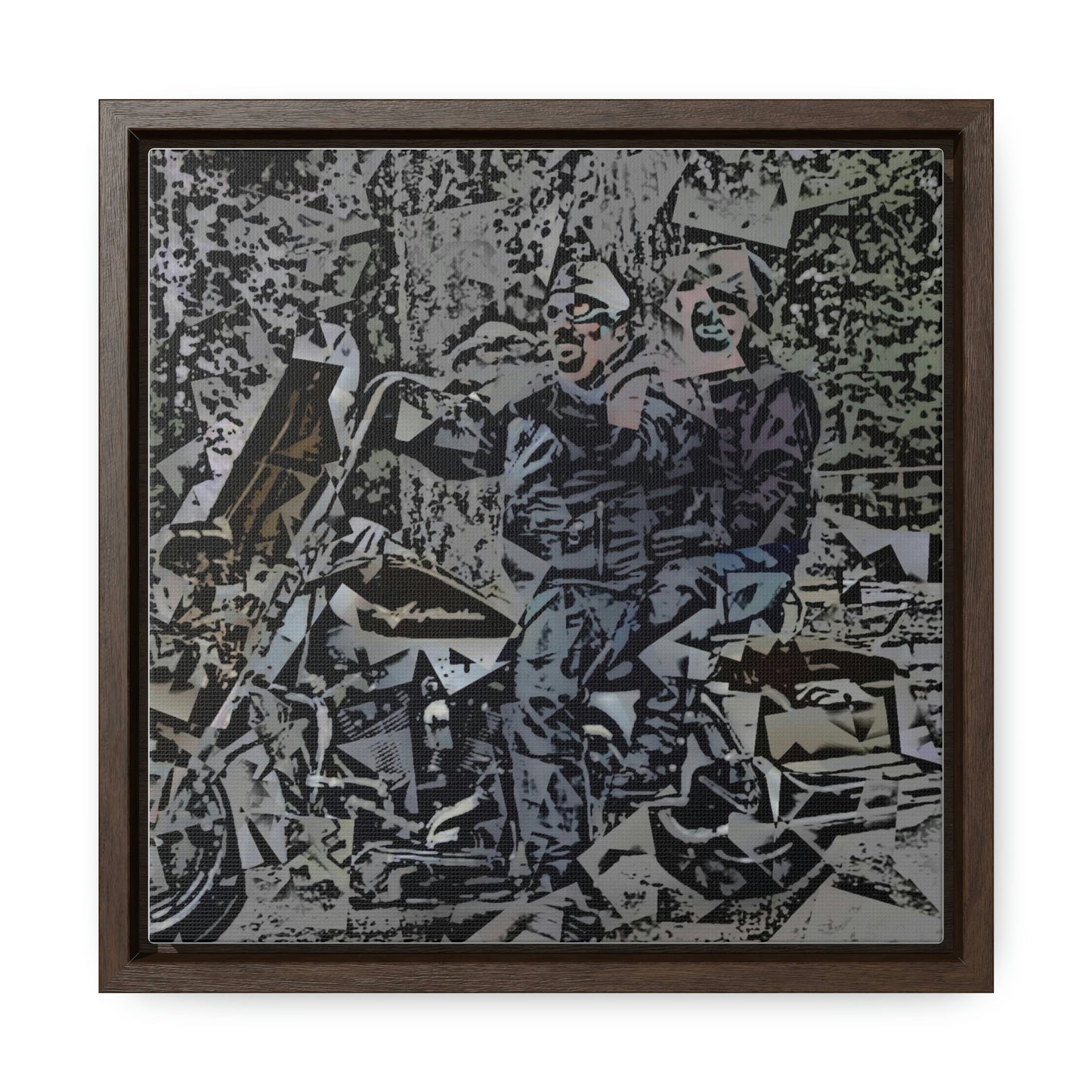 Gallery Canvas Wraps, Square Frame ... The Open Road Beckons ... "Harley 'D' Yearnings ..."  Original Works ...