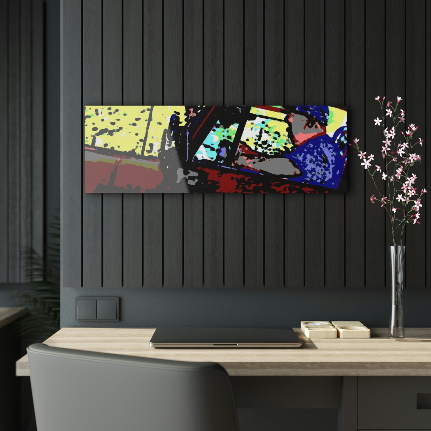 Acrylic Prints ... "Jeep & Bronco-Bustin'-It Up The Mountain Road"  ... Spring 2021 ... Rhett Creek, Idaho ... Original Works ...