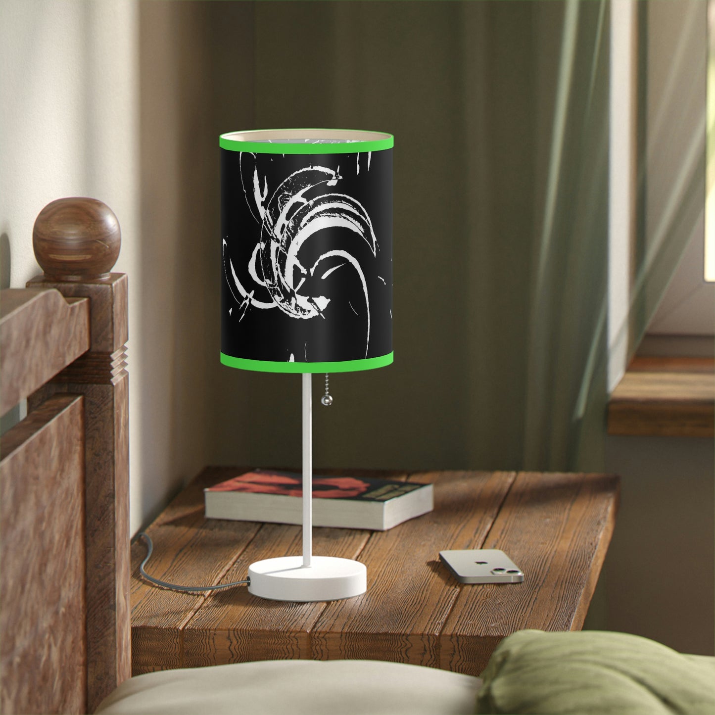 Lamp on a Stand, US|CA plug ..."Waning Moon" ... Central Idaho ... October 2022 ... Rendering Time: 22 Hours ... Original Works ...