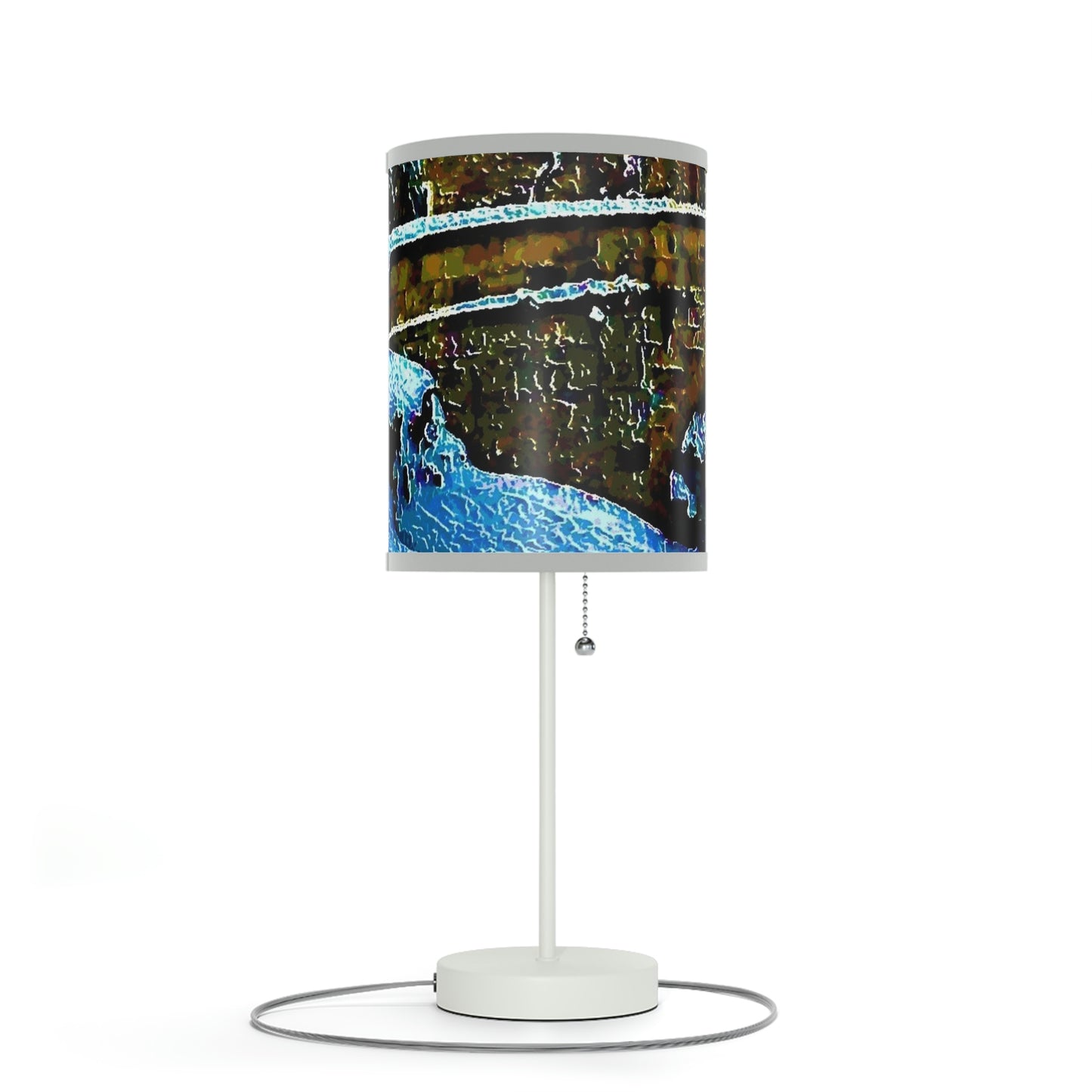 Lamp on a Stand, US|CA plug ... Walikng The Streets & Alleys ... 'Strolling The Canals ... '  ... Original Works  ...