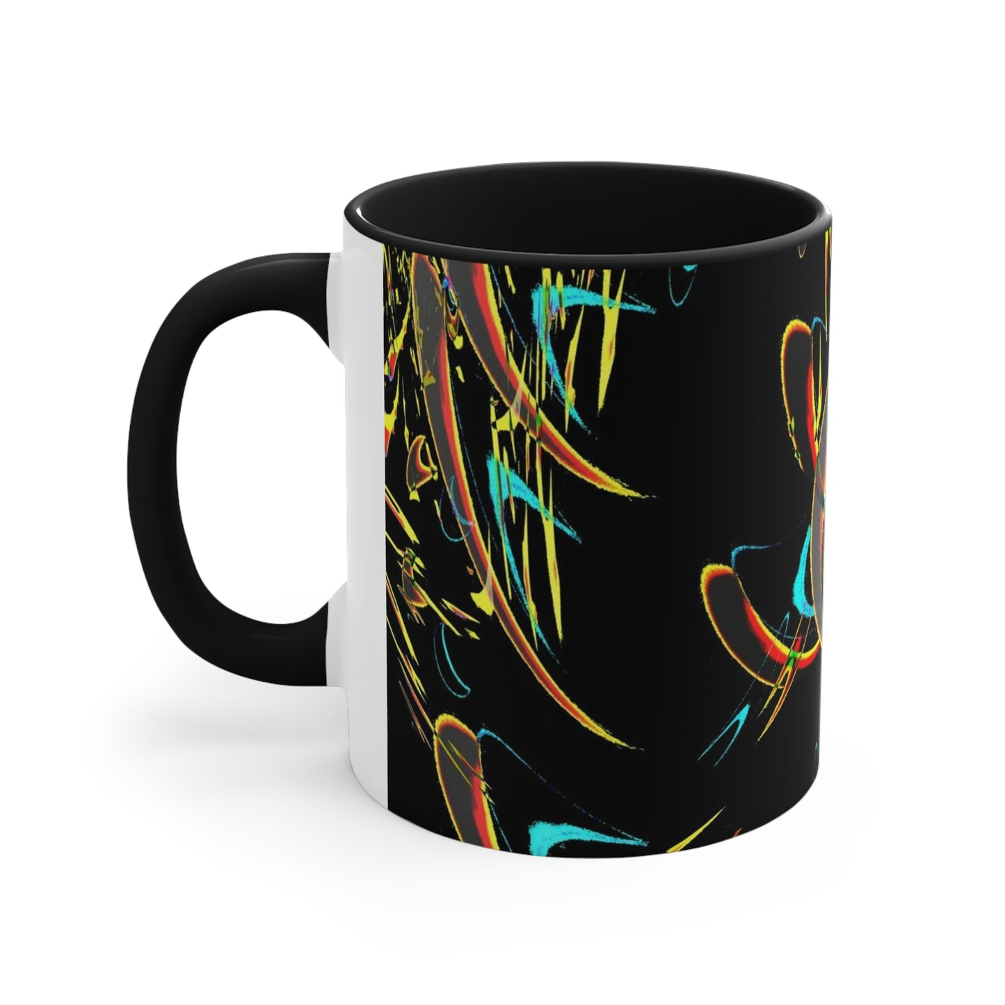 Accent Coffee Mug, 11oz ... "Waning Moon" ... Central Idaho ... October 2022 ... Rendering Time: 22 Hours ... Original Works ...