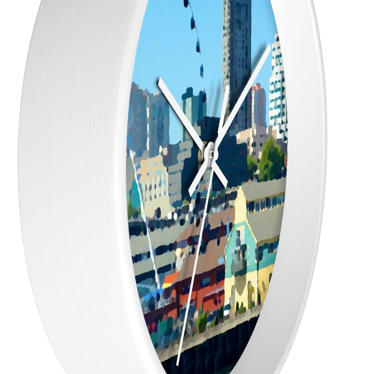 Wall clock ... That Classic Wheel ... 'Seattle's Wheel' ... & Old Classic Waterside Vendors ...  'Family Archives' ... Original Works ...