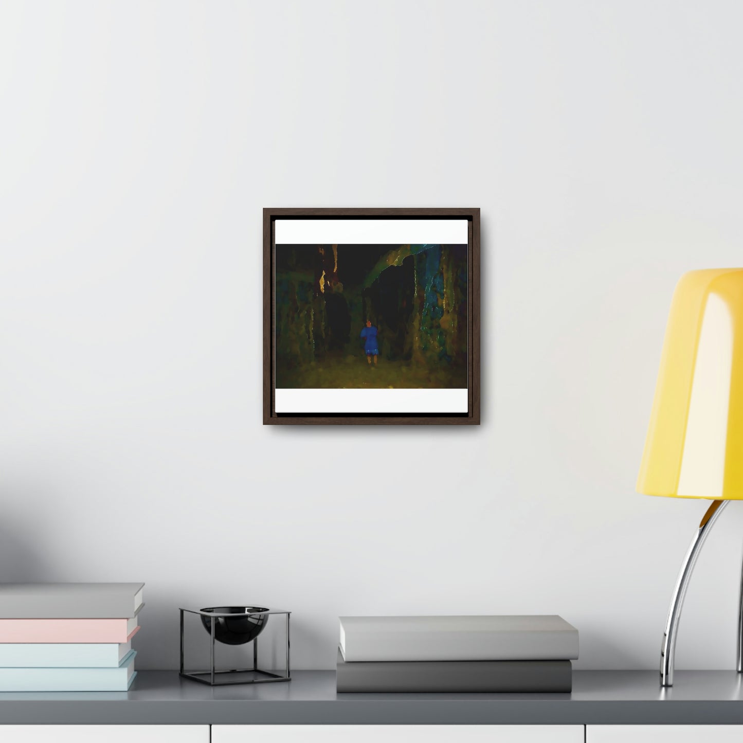 Gallery Canvas Wraps, Square Frame ... Jesuit Philosophy ... "In The Polynesian Banyans ..."