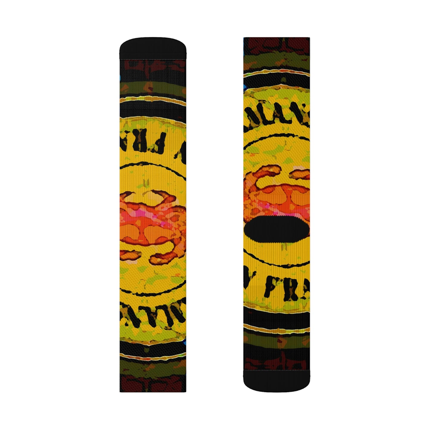 Sublimation Socks ... "No.9 Fishermen's Grotto - Fishermen's Wharf, SF, California" ... Family Archives: 1970's ... Original Works ...