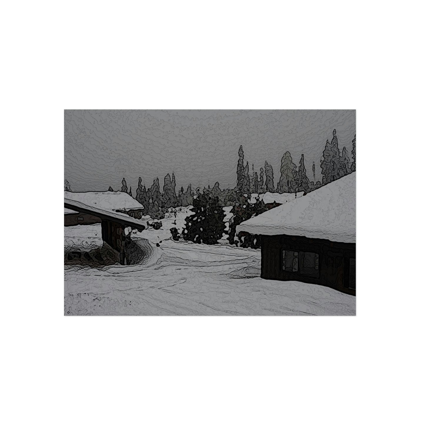 Aluminum Composite Panels ... "Winterscape 'Escape' " ... Its Intrinsic Beauty & Solace ... Winter 2020, Central Idaho, USA ... Original Works ...